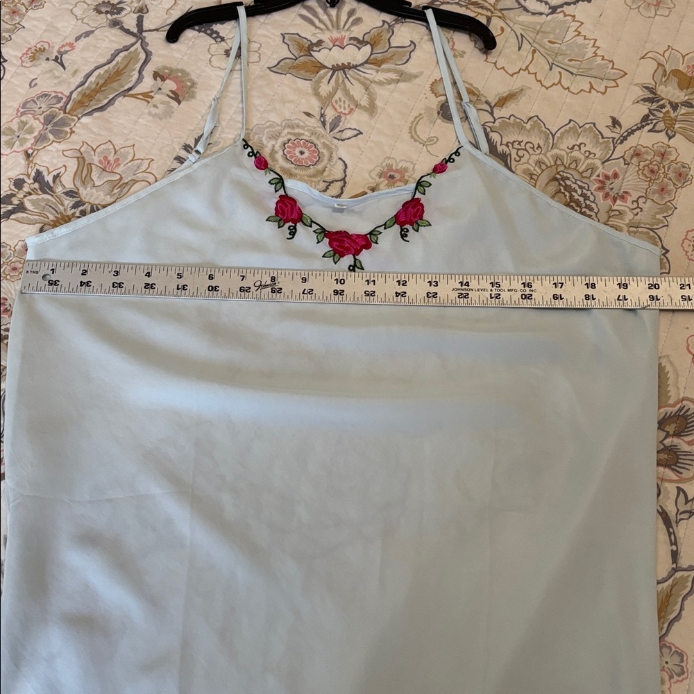 Cynthia Rowley (suspected) 80% Silk Luxury Lace Trim Slip - Size XXL - Picture 8 of 9